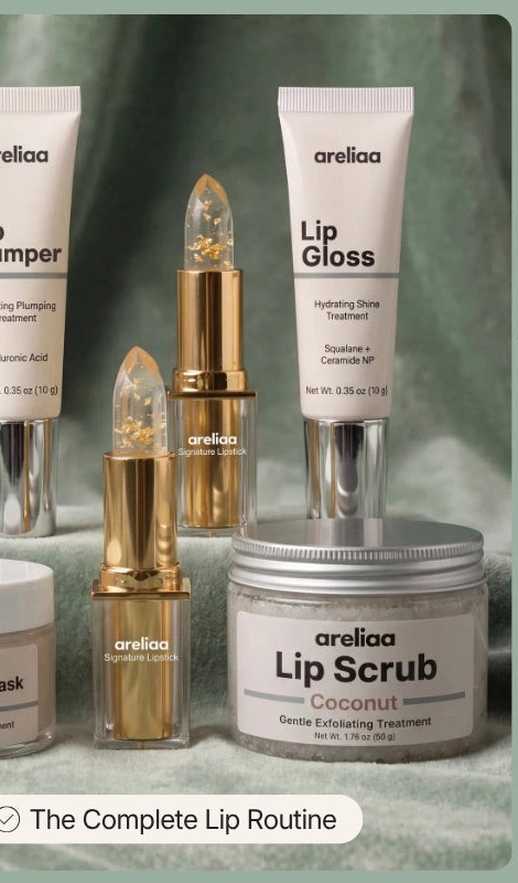 Areliaa Complete Lip Kit, six items